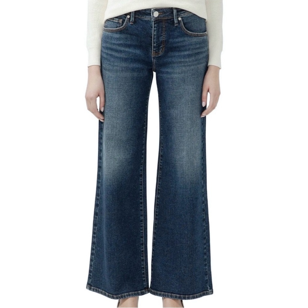 EUC JAG Jeans Willow Wide Leg Jeans
Size 6 Retail $124.00